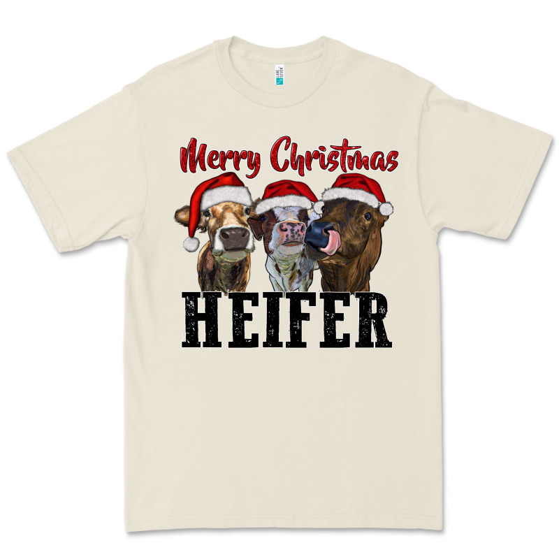 Merry Christmas Heifers Premium Tee by RanaPortraitStore | Teevron