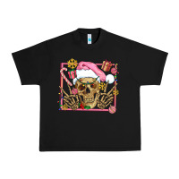 Black pink christmas skeleton Urban Heavy Tee - AdoDesignShop