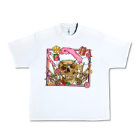 White pink christmas skeleton Urban Heavy Tee - AdoDesignShop