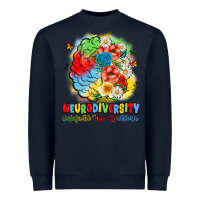 Navy neurodiversity celebrate the spectrum Heavyweight Sweatshirt - JahusDesignShop