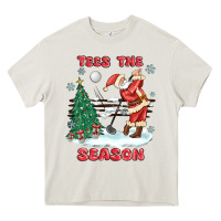 Cream the season golf Heavy Core Tee - MaliasSmallBusiness