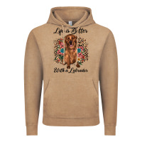 Vintage Coffee life is better with a labrador Vintage Hoodie - JahusDesignShop