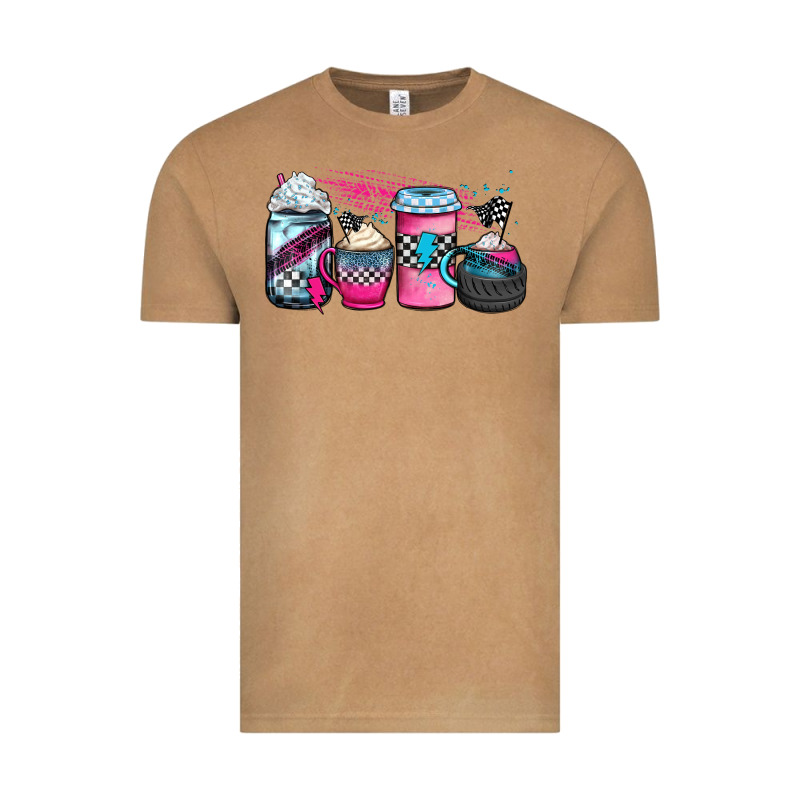 Racing Coffee Cups Vintage Tee by JahusDesignShop | Teevron