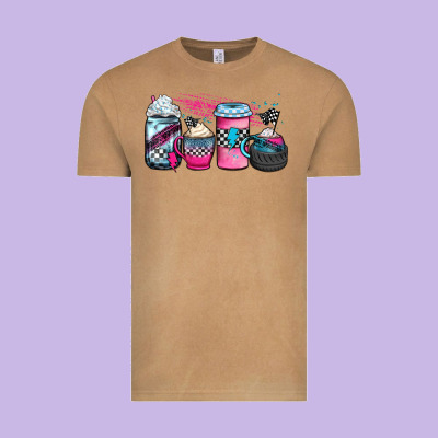 Racing Coffee Cups Vintage Tee Designed By Jahusdesignshop