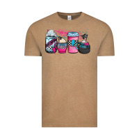 Vintage Coffee racing coffee cups Vintage Tee - JahusDesignShop