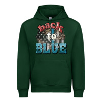 Forest Green Back to blue 4th of july Urban Hoodie - HowdyJamesFarm
