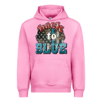 Fuchsia Pink Back to blue 4th of july Urban Hoodie - HowdyJamesFarm