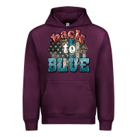 Mauve Wine Back to blue 4th of july Urban Hoodie - HowdyJamesFarm
