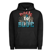 Pigment Black Back to blue 4th of july Urban Hoodie - HowdyJamesFarm