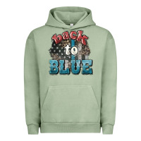 Pigment Oil Green Back to blue 4th of july Urban Hoodie - HowdyJamesFarm