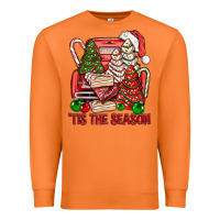 Carrot Tis The Season Christmas Cakes Truck Premium Sweatshirt - BundleAndBundleShop