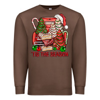 Chestnut Tis The Season Christmas Cakes Truck Premium Sweatshirt - BundleAndBundleShop