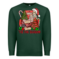 Sports Green Tis The Season Christmas Cakes Truck Premium Sweatshirt - BundleAndBundleShop
