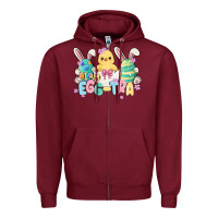 Burgundy i am eggtra Zipper Hoodie - MaliasSmallBusiness