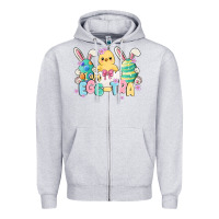 Heather Grey i am eggtra Zipper Hoodie - MaliasSmallBusiness