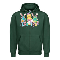 Sports Green i am eggtra Zipper Hoodie - MaliasSmallBusiness