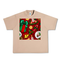 Burro christmas snow globe seamless pattern Urban Heavy Tee - BundleAndBundleShop