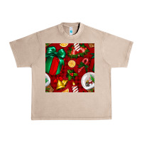 French Oak christmas snow globe seamless pattern Urban Heavy Tee - BundleAndBundleShop