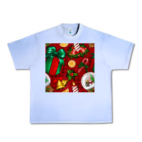 Grape Ice christmas snow globe seamless pattern Urban Heavy Tee - BundleAndBundleShop