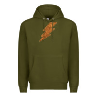 Army Green Western Vintage Pattern Lightning Premium Hoodie - Bettercallsaul