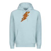 Blue Mist Western Vintage Pattern Lightning Premium Hoodie - Bettercallsaul
