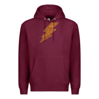 Burgundy Western Vintage Pattern Lightning Premium Hoodie - Bettercallsaul