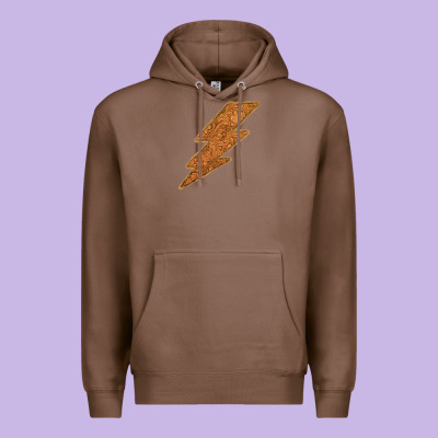 Western Vintage Pattern Lightning Premium Hoodie Designed By Bettercallsaul