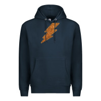 Navy Western Vintage Pattern Lightning Premium Hoodie - Bettercallsaul