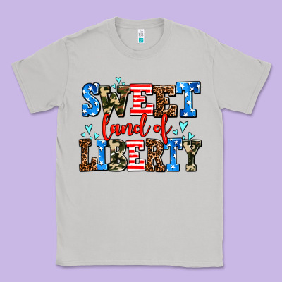 Sweet Land Of Liberty Classic Tee Designed By Adodesignshop
