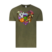 Vintage Olive halloween Vintage Tee - AdoDesignShop