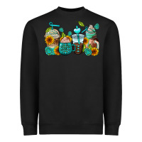Black gemstone coffee cups Heavyweight Sweatshirt - AdoDesignShop