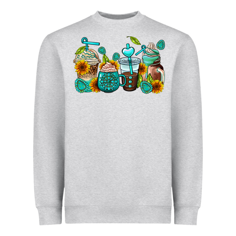 Gemstone Coffee Cups Heavyweight Sweatshirt by AdoDesignShop | Teevron