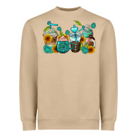 Mushroom gemstone coffee cups Heavyweight Sweatshirt - AdoDesignShop