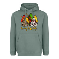 Sage happy holidays with christmas tree Heavyweight Hoodie - MaliasSmallBusiness
