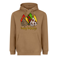 Toasted Coconut happy holidays with christmas tree Heavyweight Hoodie - MaliasSmallBusiness