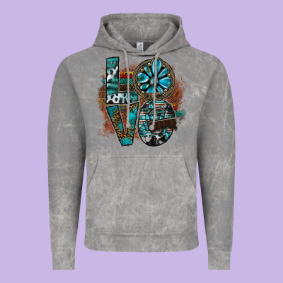 Love Vintage Hoodie Designed By Sublimationcraftshop