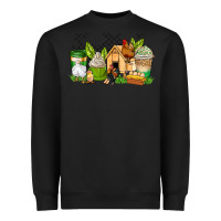 Black chicken coffee cups Heavyweight Sweatshirt - AdoDesignShop
