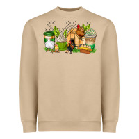 Mushroom chicken coffee cups Heavyweight Sweatshirt - AdoDesignShop