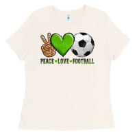 Bone peace love soccer Ladies Tee - AdoDesignShop