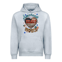 Heather Grey American heart southern soul Urban Hoodie - HowdyJamesFarm