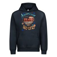 Navy American heart southern soul Urban Hoodie - HowdyJamesFarm