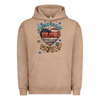 Pigment Burro American heart southern soul Urban Hoodie - HowdyJamesFarm