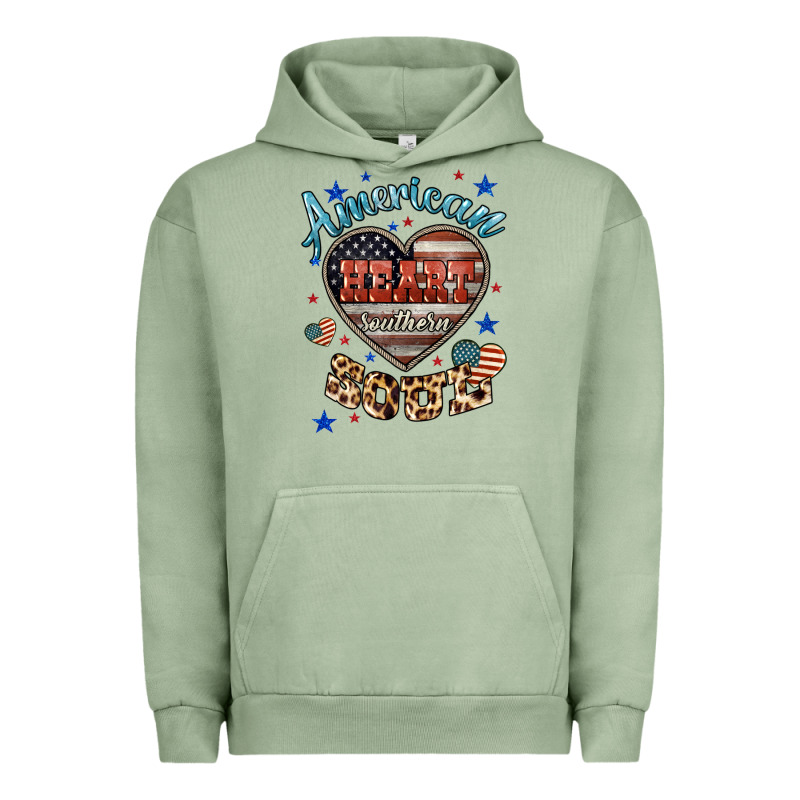 American Heart Southern Soul Urban Hoodie by HowdyJamesFarm | Teevron