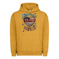 Pigment Peanut Butter American heart southern soul Urban Hoodie - HowdyJamesFarm