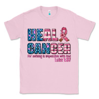 Bubblegum Pink heal cancer with cancer ribbon Classic Tee - AdoDesignShop