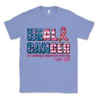 Colony Blue heal cancer with cancer ribbon Classic Tee - AdoDesignShop