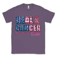 Lavender heal cancer with cancer ribbon Classic Tee - AdoDesignShop