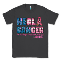 Smoke heal cancer with cancer ribbon Classic Tee - AdoDesignShop