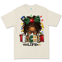 Bone teacher life afro locs messy bun Premium Tee - texasbilliewilder
