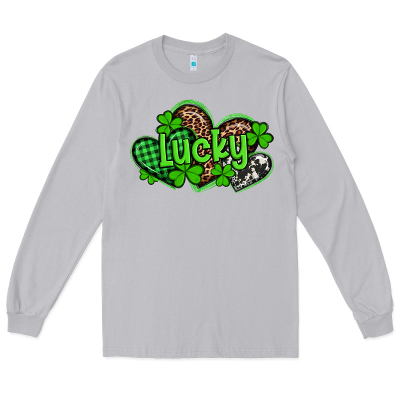 St Patricks Day Lucky Western Hearts Long Sleeve Tee by Artiststas | Teevron